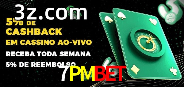 Promoções do cassino ao Vivo 7PMBET